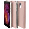 Smart Magnet Huawqei P9 Lite (2017)/P8 Lite (2017) oldalra nyíló tok, rozé arany