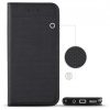 Smart Magnet LG Q6/LG G6 Fit oldalra nyíló tok, fekete