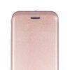 Beeyo Diva Samsung Galaxy A8 (2018) A530 oldalra nyíló tok, rozé arany
