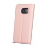 Smart Look Samsung Galaxy A6 (2018) oldalra nyíló tok, rozé arany