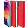 Smart Magnet Samsung Galaxy J4 Plus (2018) oldalra nyíló tok, piros