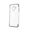 Samsung Galaxy J6 Plus (2018) Plating Soft TPU szilikon hátlap, tok, ezüst