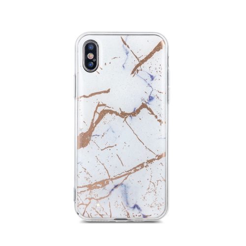 Marmur case Huawei P30 márvány mintás hátlap, tok, fehér