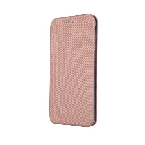 Smart Viva Samsung Galaxy S10e oldalra nyíló tok, rozé arany