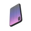 Aurora Glass Samsung Galaxy A20e hátlap, tok, rózsaszín-fekete