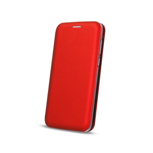 Smart Diva Samsung Galaxy A7 (2018) oldalra nyíló tok, piros