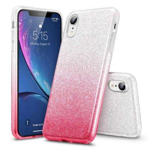 Gradient Glitter 3in1 Case Huawei P Smart Z hátlap, tok, rozé rózsaszín