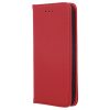 Genuine Leather Smart Pro Xiaomi Redmi Note 8T eredeti bőr oldalra nyíló tok, piros