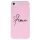 Forever Love TPU iPhone XS Max hátlap, tok, rózsaszín
