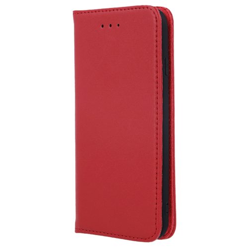 Genuine Leather Smart Pro Samsung Galaxy Note 10 Lite/A81 eredeti bőr oldalra nyíló tok, bordó