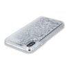 Liquid Sparkle Samsung Galaxy S10 Lite/A91 hátlap, tok, ezüst