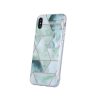 Geometric Marmur Case iPhone 7/8/SE (2020) hátlap, tok, zöld