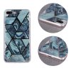 Geometric Marmur Case Samsung Galaxy A41 hátlap, tok, kék