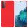 Silicone Case Samsung Galaxy S21 szilikon hátlap, tok, piros
