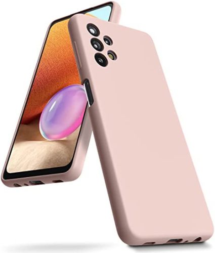 Silicone Case Samsung Galaxy A32 4G szilikon hátlap, tok, rózsaszín