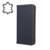 Genuine Leather Smart Pro Xiaomi Redmi Note 10/Note 10S eredeti bőr oldalra nyíló tok, fekete