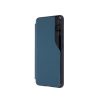 Eco Leather View Case 2 Samsung Galaxy A52 4G/A52 5G/A52s 5G oldalra nyíló tok, sötétzöld