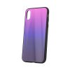 Aurora Glass Samsung Galaxy A32 5G hátlap, tok, rózsaszín-fekete