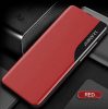 Eco Leather View Case Xiaomi Redmi Note 10/Note 10S oldalra nyíló tok piros