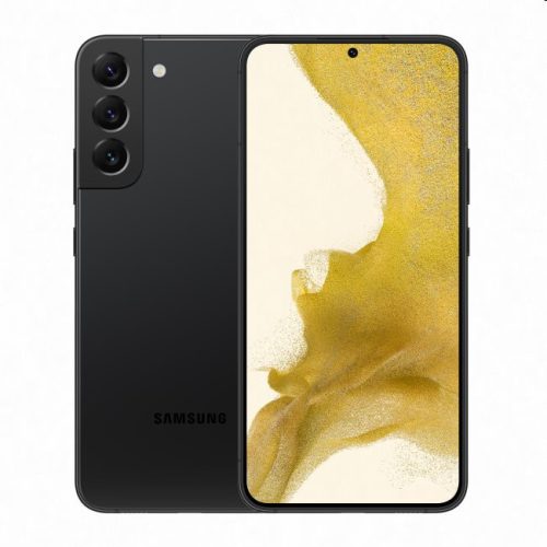 Samsung Galaxy S22 Matt TPU szilikon hátlap, tok, fekete