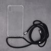 Neck Strap iPhone 13 Mini nyakbaakasztós (fekete) szilikon hátlap, tok, átlátszó