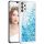 Liquid Sparkle Samsung Galaxy A13 4G hátlap, tok, kék