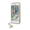 Guess iPhone 7/8 Charms Collection 4G (GUHCI8GF4GBR) hátlap, tok, barna