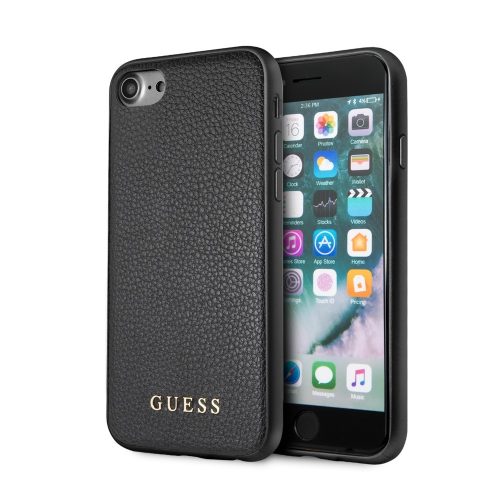 Guess iPhone 6/7/8 Iridescent (GUHCI8IGLBK) hátlap, tok, fekete