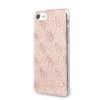 Guess iPhone 7/8/SE (2020) 4G Glitter Peony (GUHCI8PCU4GLPI) hátlap, tok, rózsaszín
