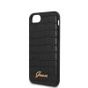Guess iPhone 7/8/SE (2020) Croco Vintage (GUHCI8PCUMLCRBK) hátlap, tok, fekete