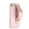 Guess iPhone 7/8 Saffiano Strap (GUHCI8SBSRO) hátlap, tok, rozé arany