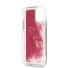Guess iPhone 11 Pro Liquid Glitter Hearts (GUHCN58GLHFLRA) hátlap, tok, piros