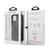 Guess iPhone 11 Marble Case márvány mintás (GUHCN61HYMABK) hátlap, tok, fekete