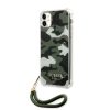 Guess iPhone 11 Camo Collection (GUHCN61KSARKA) hátlap, tok, khaki zöld
