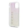Guess iPhone 11 Glitter Gardient (GUHCN61PCUGLGPI) hátlap, tok, rózsaszín