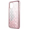 Guess iPhone 11 Pro Max 4G Peony Liquid Glitter (GUHCN65PEOLGPI) hátlap, tok, rozé arany