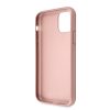 Guess Saffiano 4G Circle Logo iPhone 11 Pro Max (GUHCN65RSSASRG) hátlap, tok, rozé arany