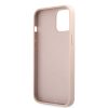 Guess iPhone 12 Pro Max 4G Printed Stripe (GUHCP12L4GDPI) hátlap, tok, rózsaszín
