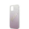 Guess iPhone 12 Mini Vintage Glitter Gradient (GUHCP12SPCUGLSPI) hátlap, tok, rózsaszín