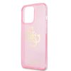 Guess iPhone 13 Pro Big 4G Full Glitter (GUHCP13LPCUGL4GPI) hátlap, tok, rózsaszín