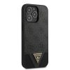 Guess iPhone 13 Pro 4G Metal Logo (GUHCP13LPU4GHBK) hátlap, tok, fekete