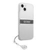 Guess iPhone 13 4G Grey Stripe (GUHCP13MKB4GGR) hátlap, tok, átlátszó