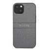 Guess iPhone 13 Saffiano Leather (GUHCP13MPSASBGR) hátlap, tok, szürke