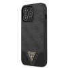 Guess iPhone 13 Pro Max 4G Metal Logo (GUHCP13XPU4GHBK) hátlap, tok, fekete
