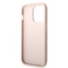 Guess iPhone 14 Pro 4G Metal Logo (GUHCP14L4GMGPI) hátlap, tok, rózsaszín