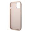 Guess iPhone 14 4G Metal Gold Logo (GUHCP14SG4GFPI) hátlap, tok, rózsaszín
