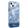 Guess iPhone 14 Porcelain Collection (GUHCP14SHGPLHB) hátlap, tok, kék