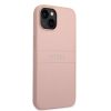 Guess iPhone 14 PU Leather Saffiano (GUHCP14SPSASBPI) hátlap, tok, rózsaszín