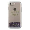 Guess Glitter Party Hard iPhone 6/6S/7/8/SE (2020) (GUHCP7GLUQPU) hátlap, tok, lila