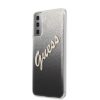 Guess Samsung Galaxy S21 Vintage Glitter Gradient (GUHCS21SPCUGLSBK) hátlap, tok, fekete